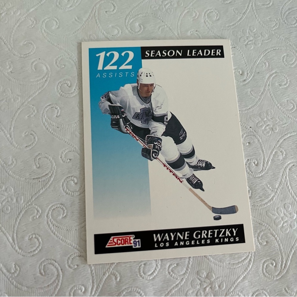 295 Wayne Gretzky Season Leader Hockey Card